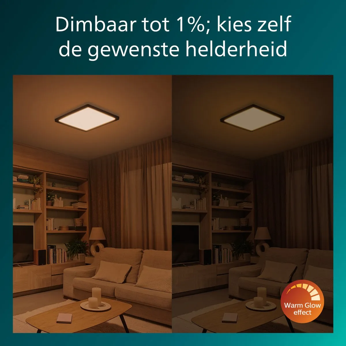 Philips Valen Plafondlamp 17W - Zwart