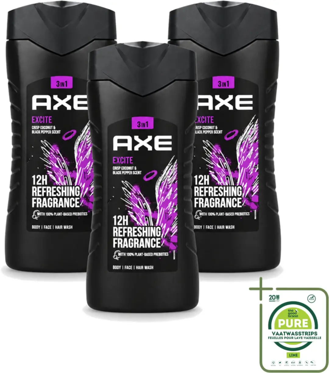 3 x Axe