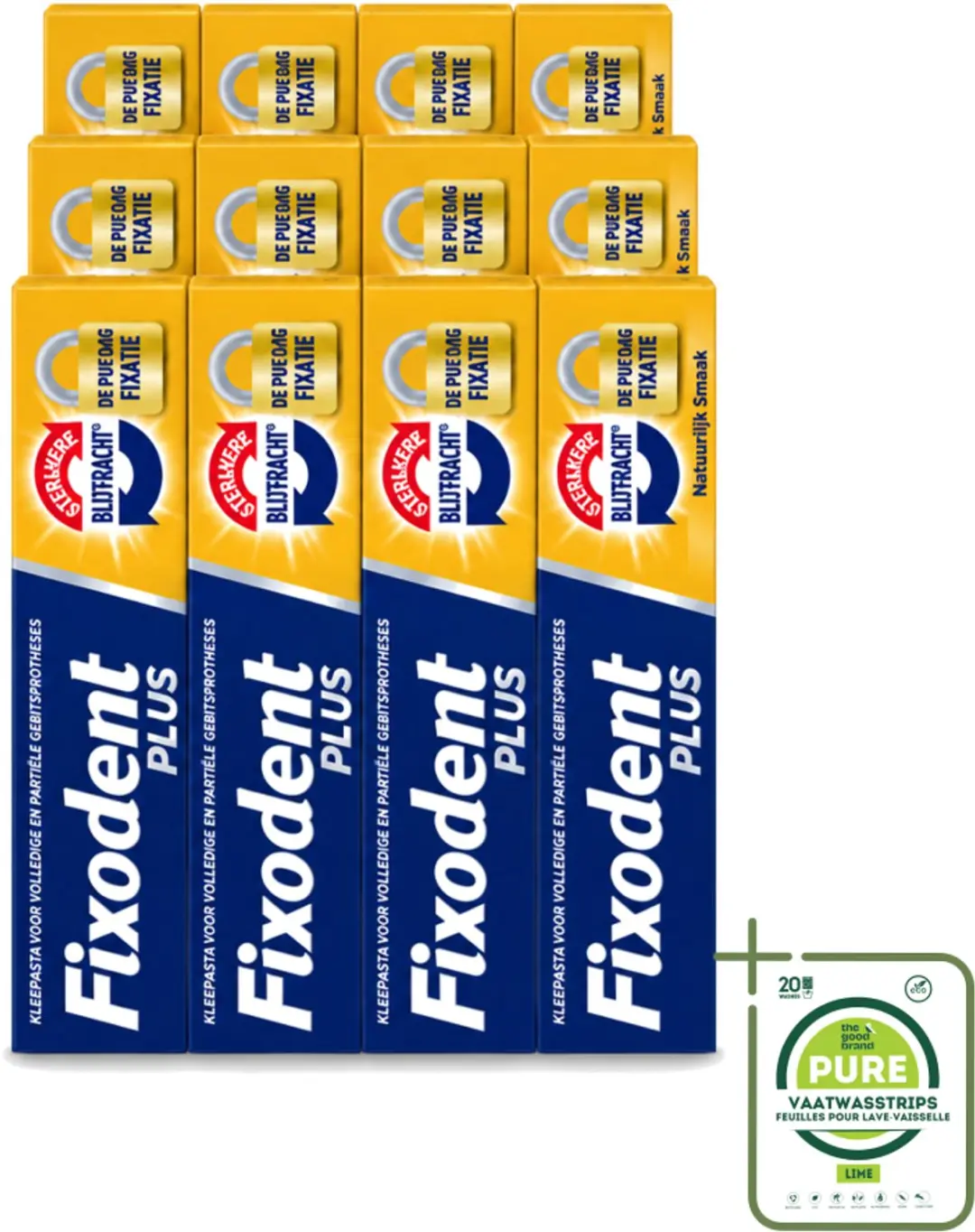 12 x Fixodent Plus