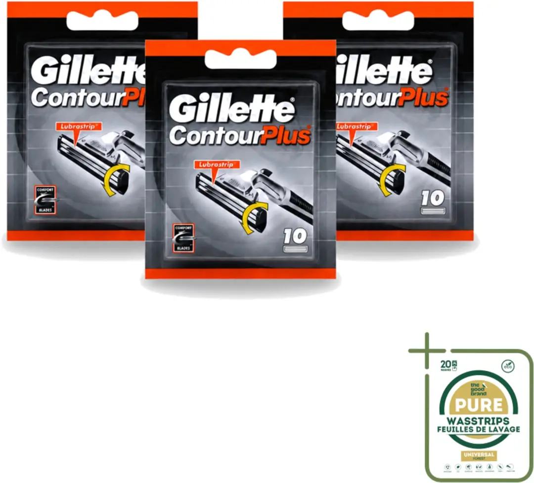 3 x Gillette Contour Plus