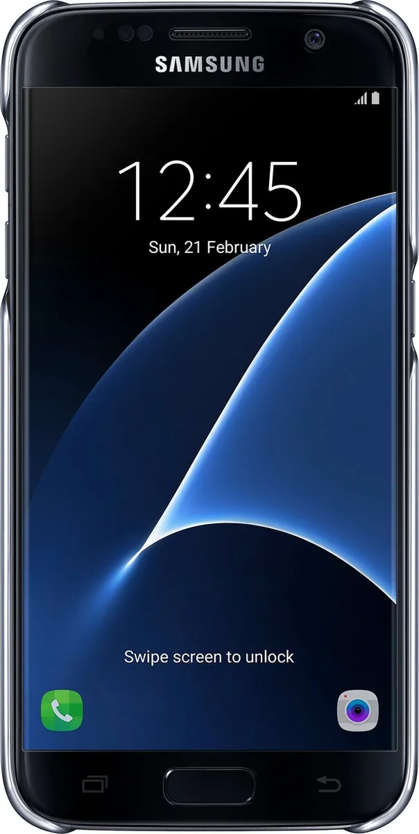 Samsung Clear Cover EF-QG930CBEGWW - Zwart
