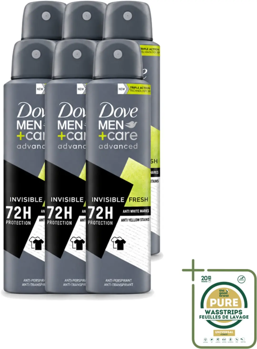 6 x Dove Men+Care