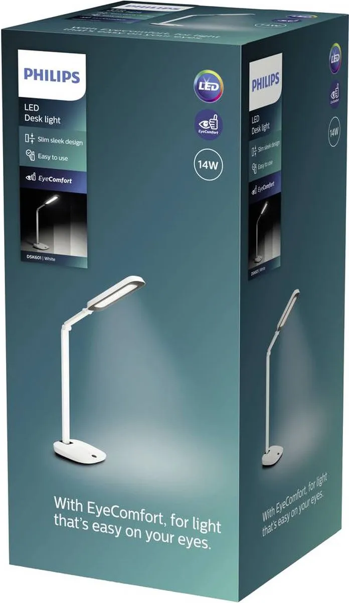Philips RobotPlus Bureaulamp - Wit