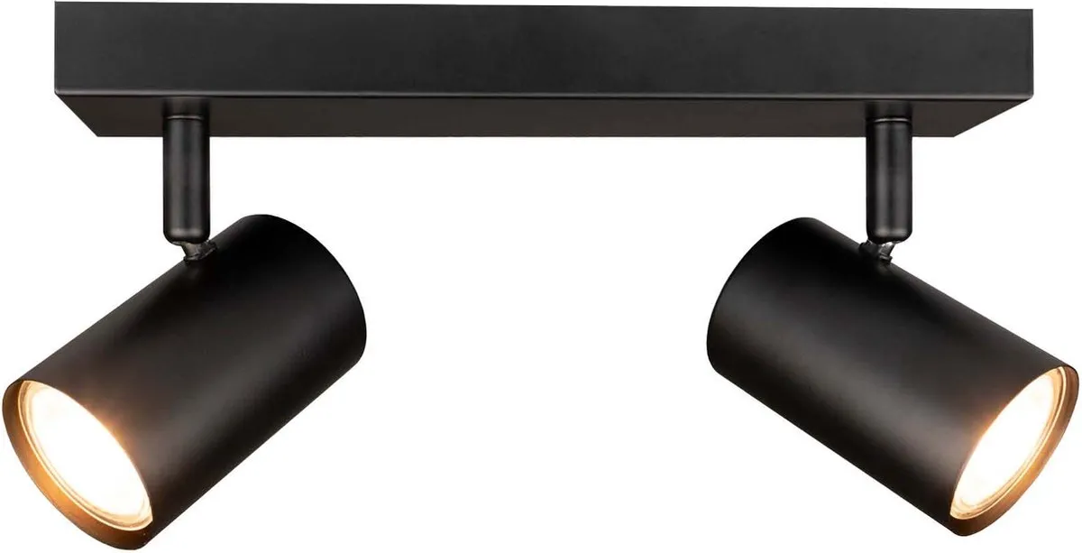 LEDVION LED Plafondspot 2-lichts 5W - Zwart
