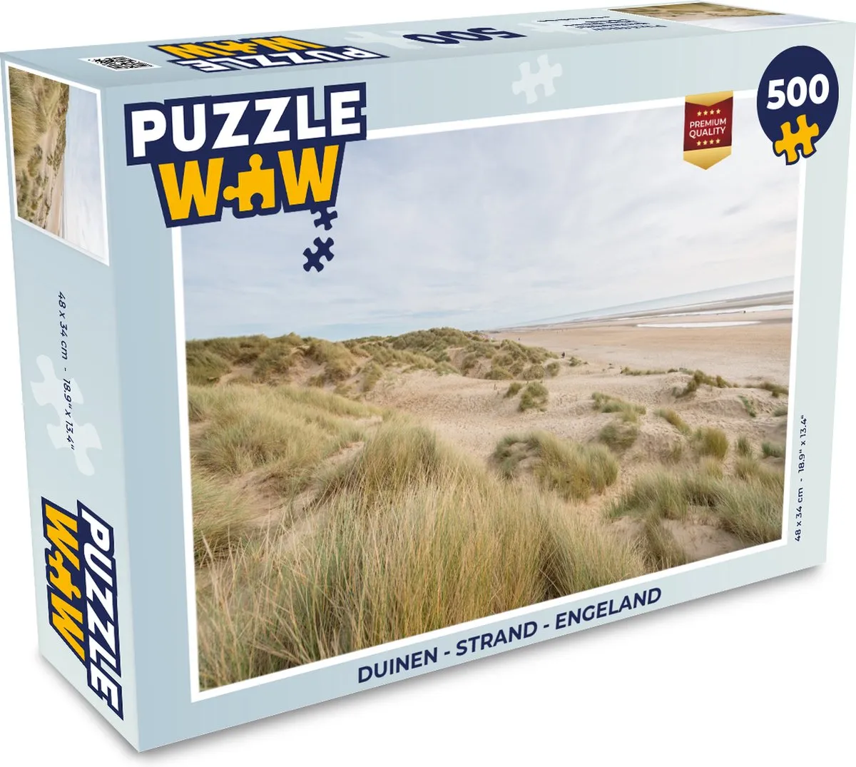PuzzleWow Duinen Engeland Legpuzzel 500 Stuks