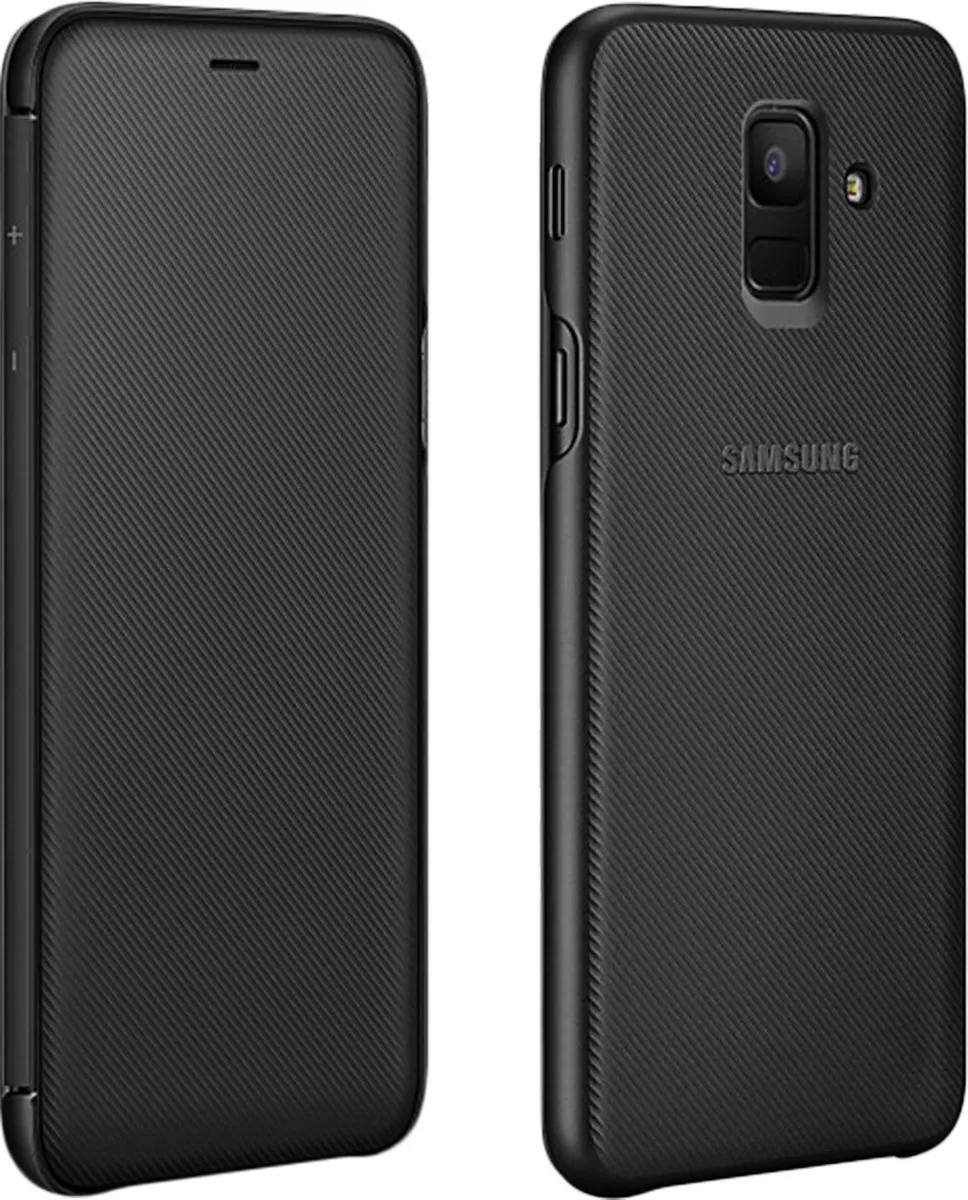 Samsung Flip Wallet J6 - Zwart