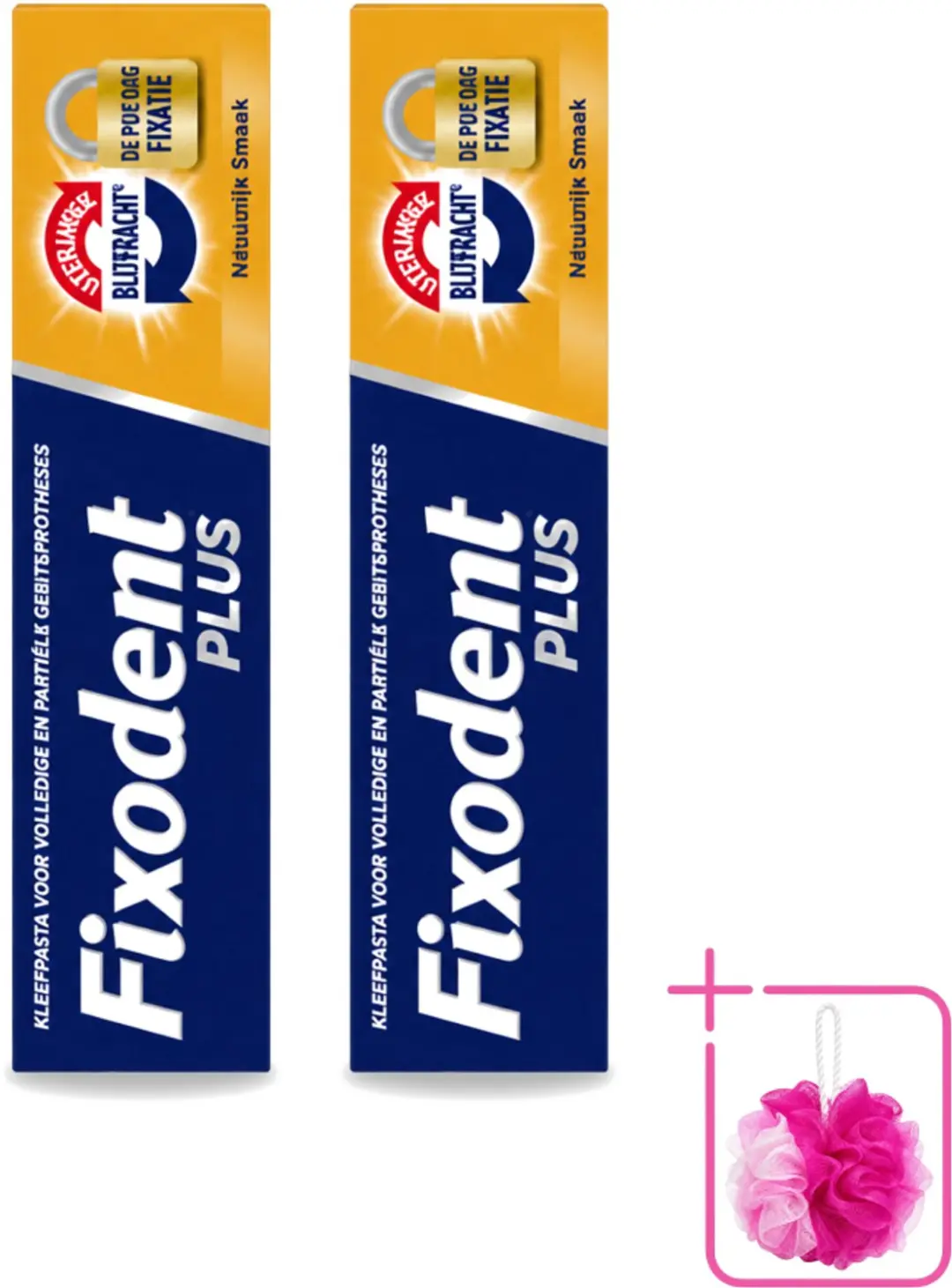 2 x Fixodent Plus