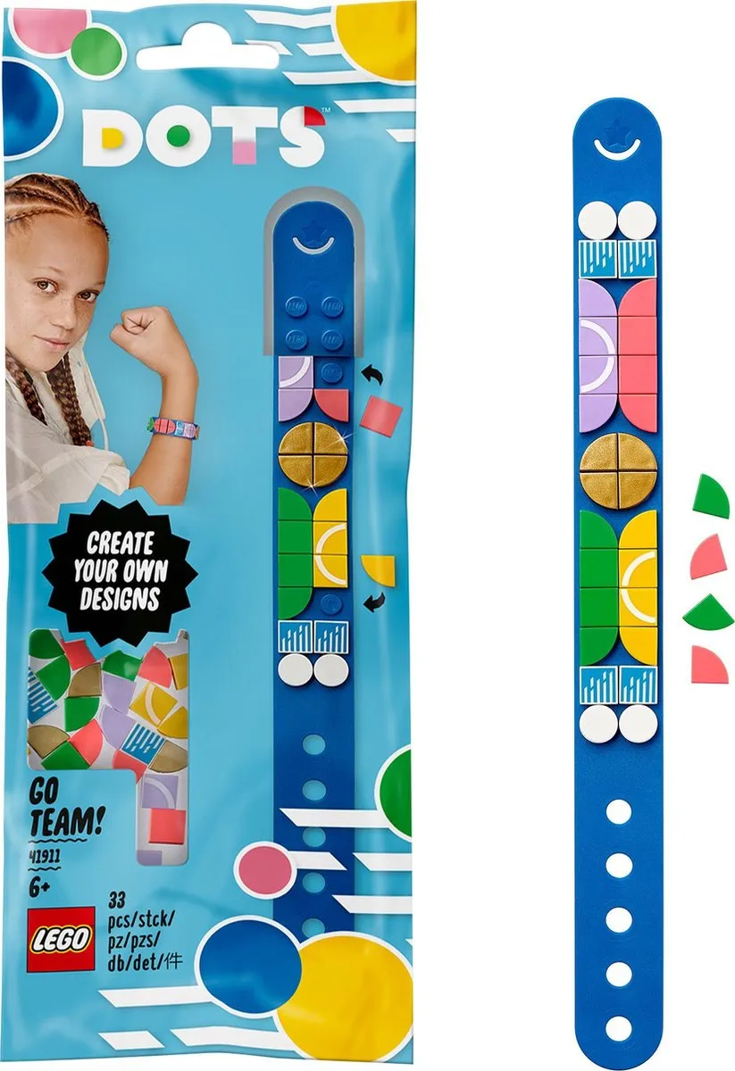 LEGO DOTS Go Team! Armband - 33 Stuks