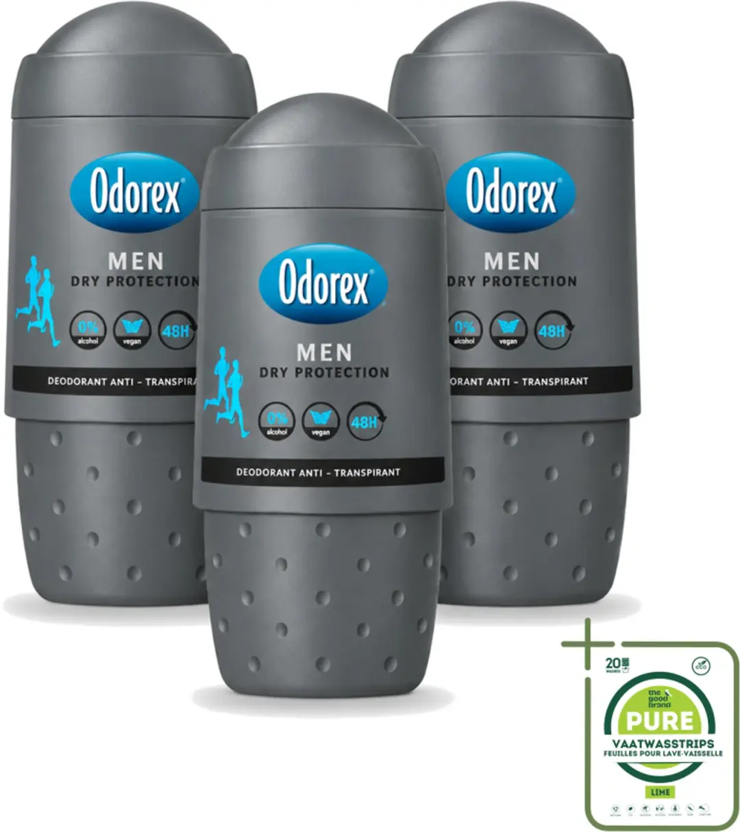3 x Odorex Men