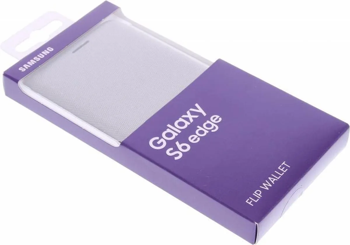 Samsung Flip Wallet Galaxy S6 Edge EF-WG925BS - Zilver - afbeelding 6 van 6