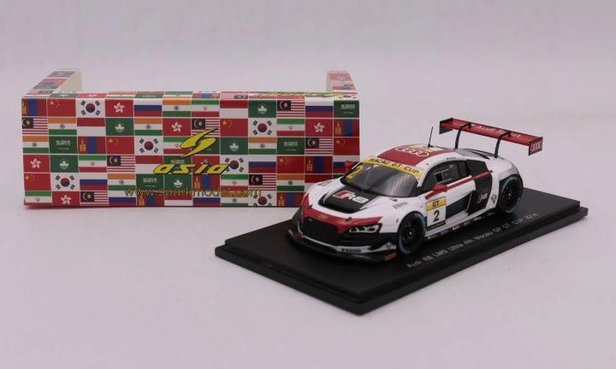 Audi R8 LMS Ultra #2 4th Macau GP GT Cup 2014 SA071 - Multicolor - afbeelding 6 van 6