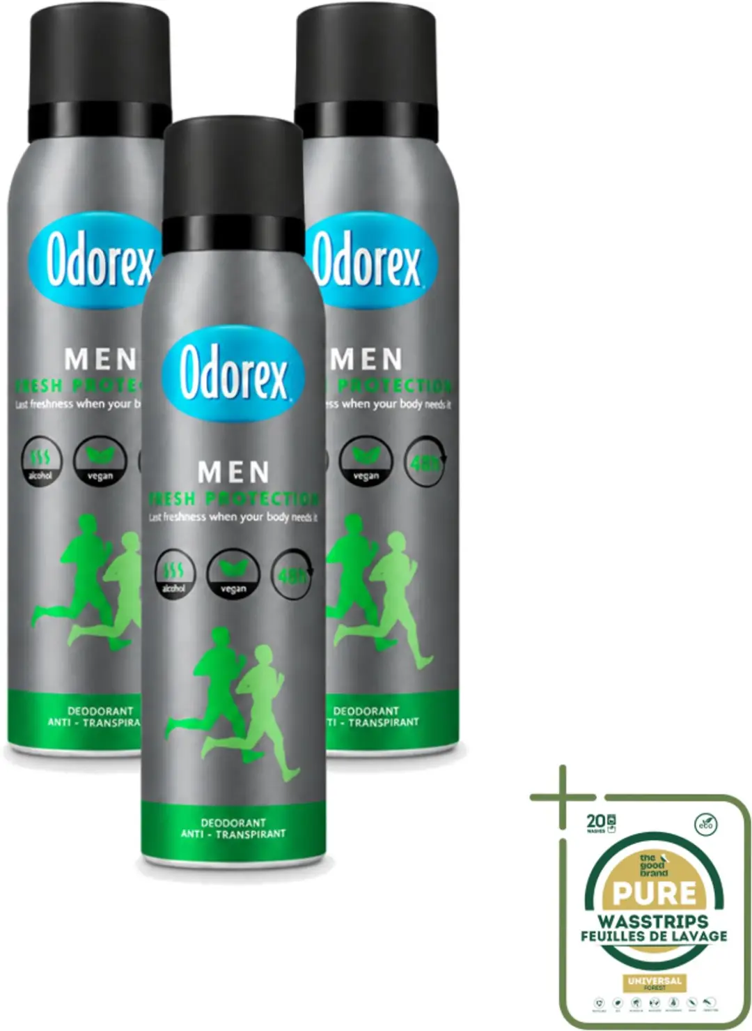 3 x Odorex Men