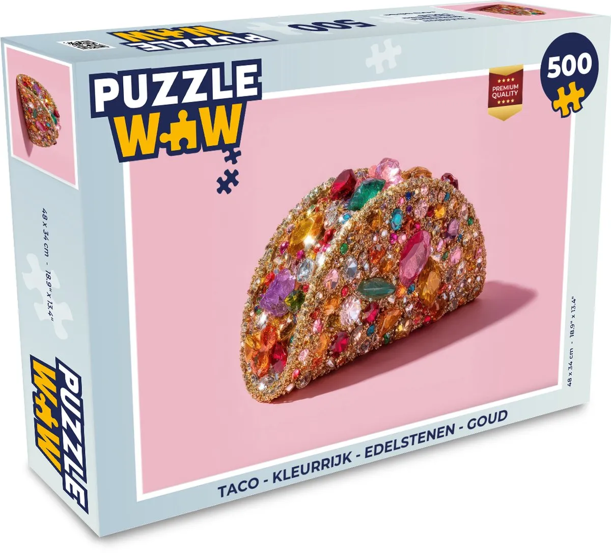 PuzzleWow Taco Legpuzzel 500 Stuks