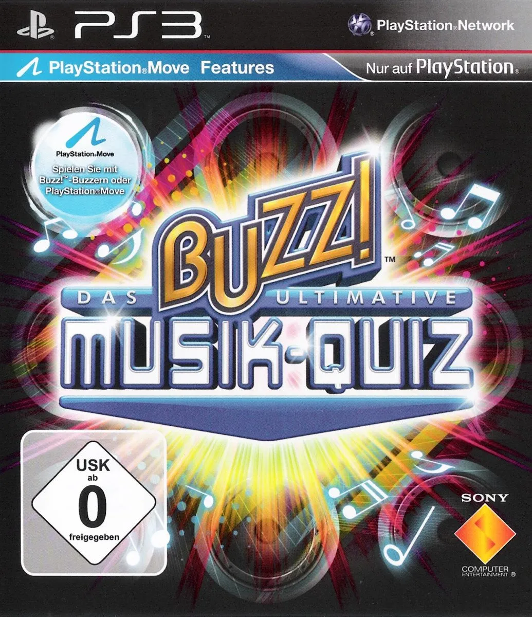 Sony PlayStation 3 Buzz! Das ultimative Musik-Quiz