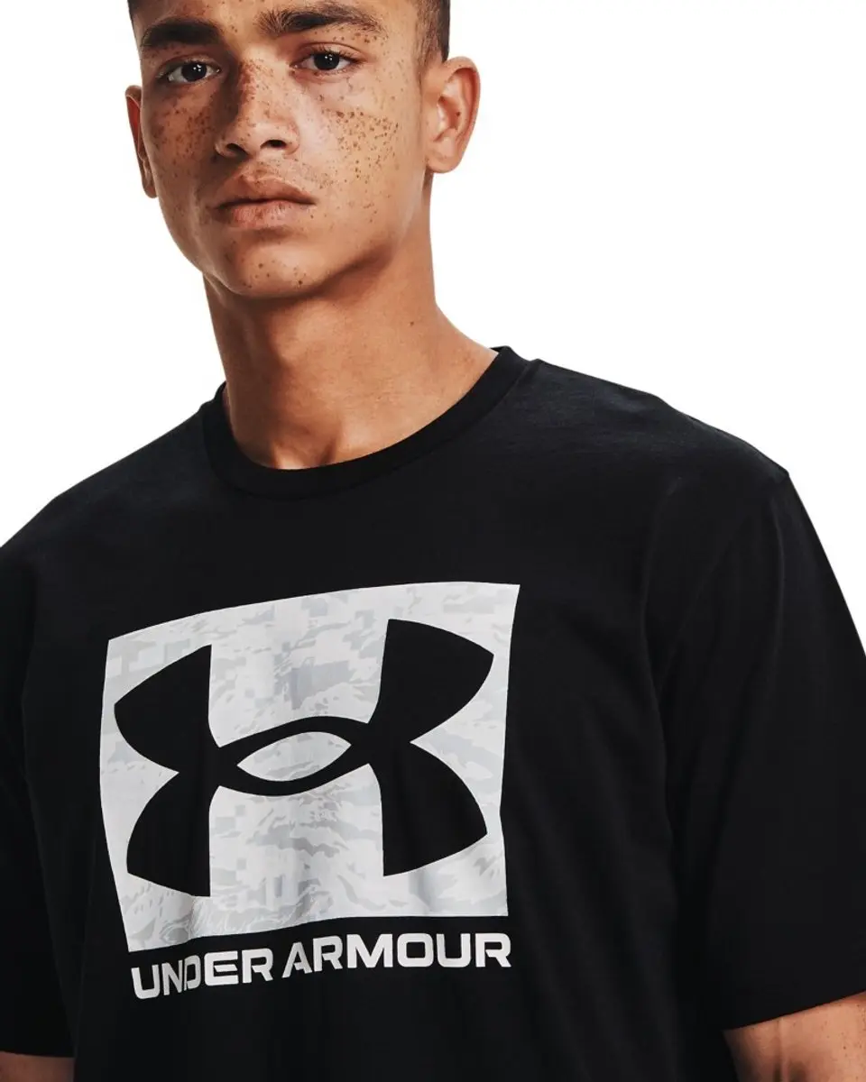 Under Armour ABC Camo Boxed Logo T-shirt - XXL - Zwart - afbeelding 3 van 5