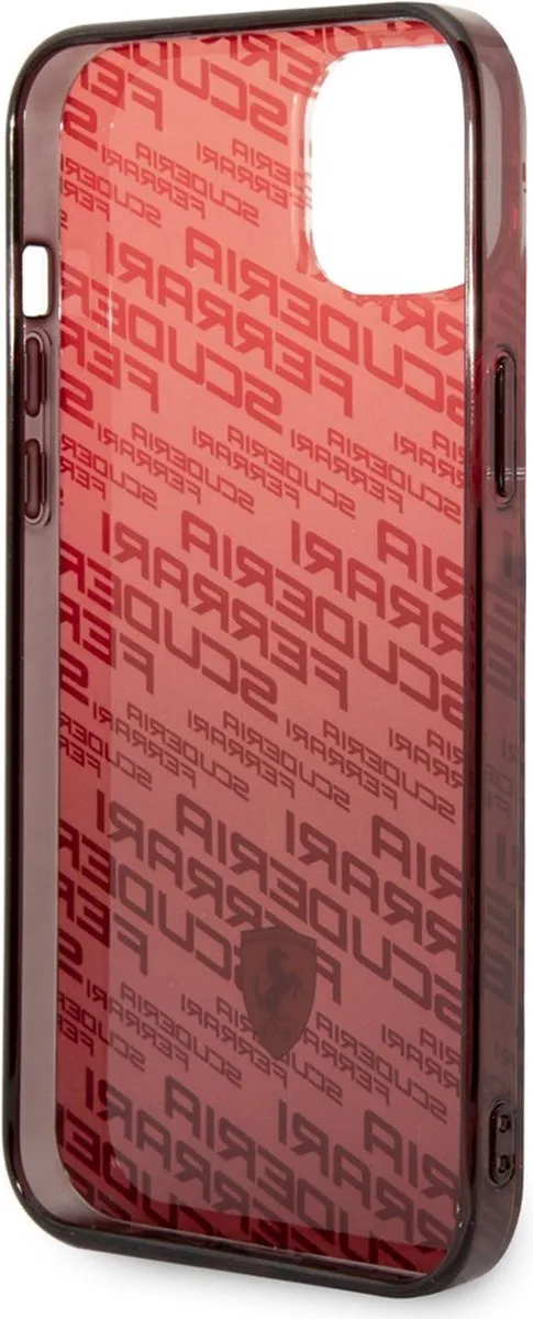 Ferrari Gradient Allover Scuderia Hoes - iPhone 14 Plus - Rood