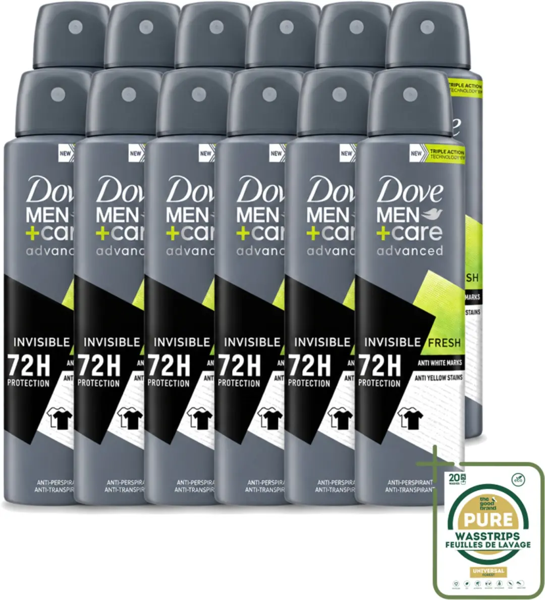 12 x Dove Men+Care