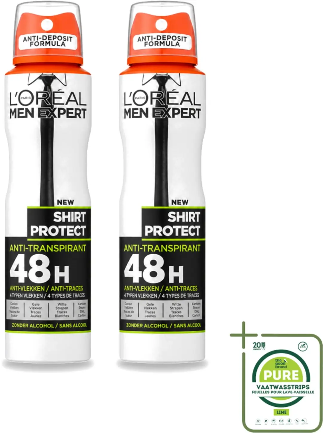2 x L'Oréal Men Expert Shirt Protect