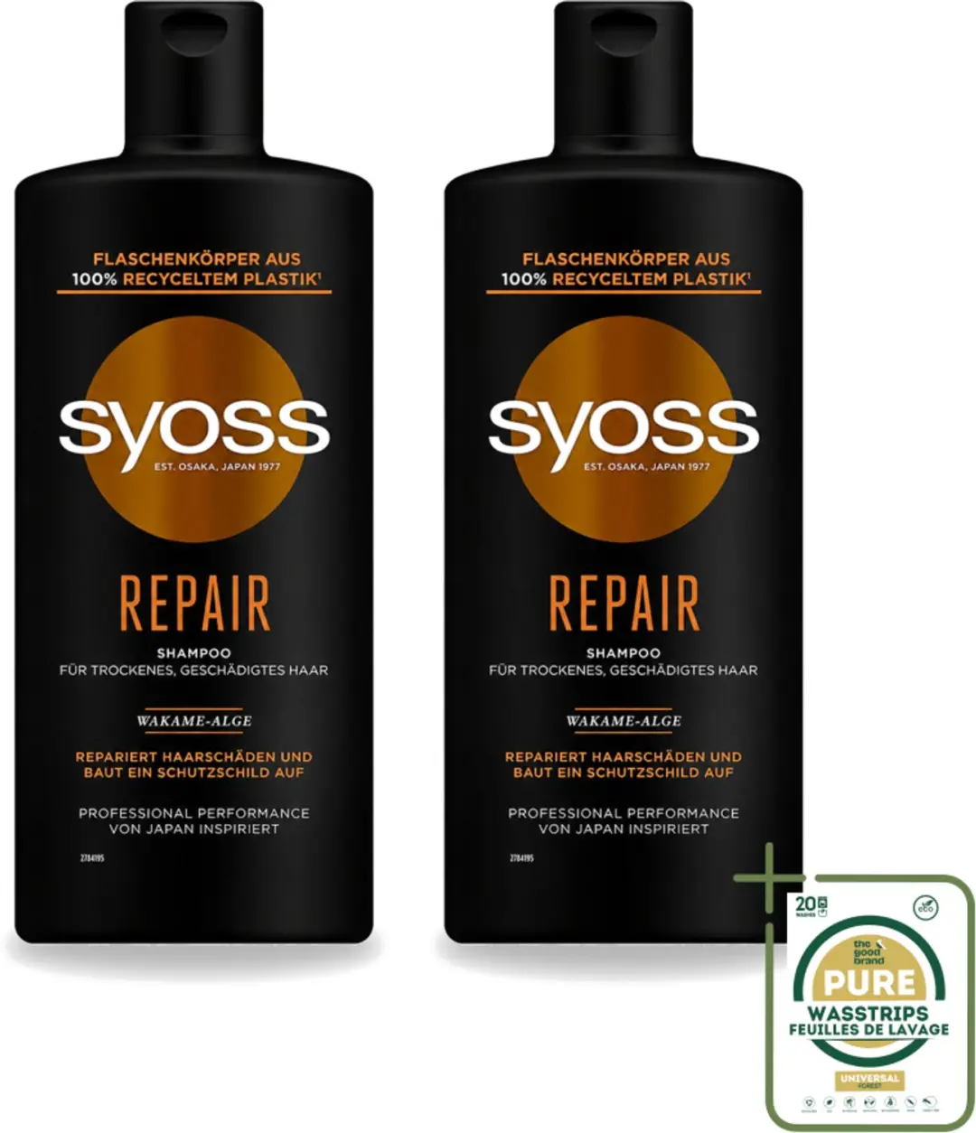 2 x Syoss Repair Shampoo