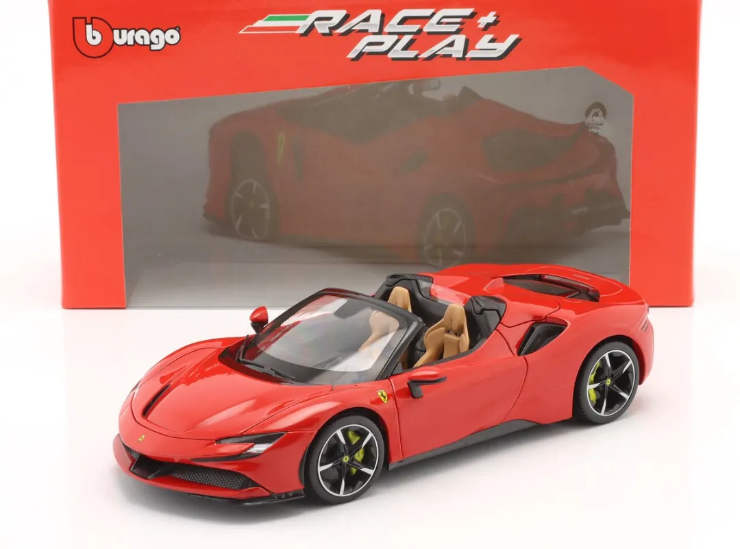 Ferrari SF90 Spider 1:18 Modelauto - Giallo Montecarlo