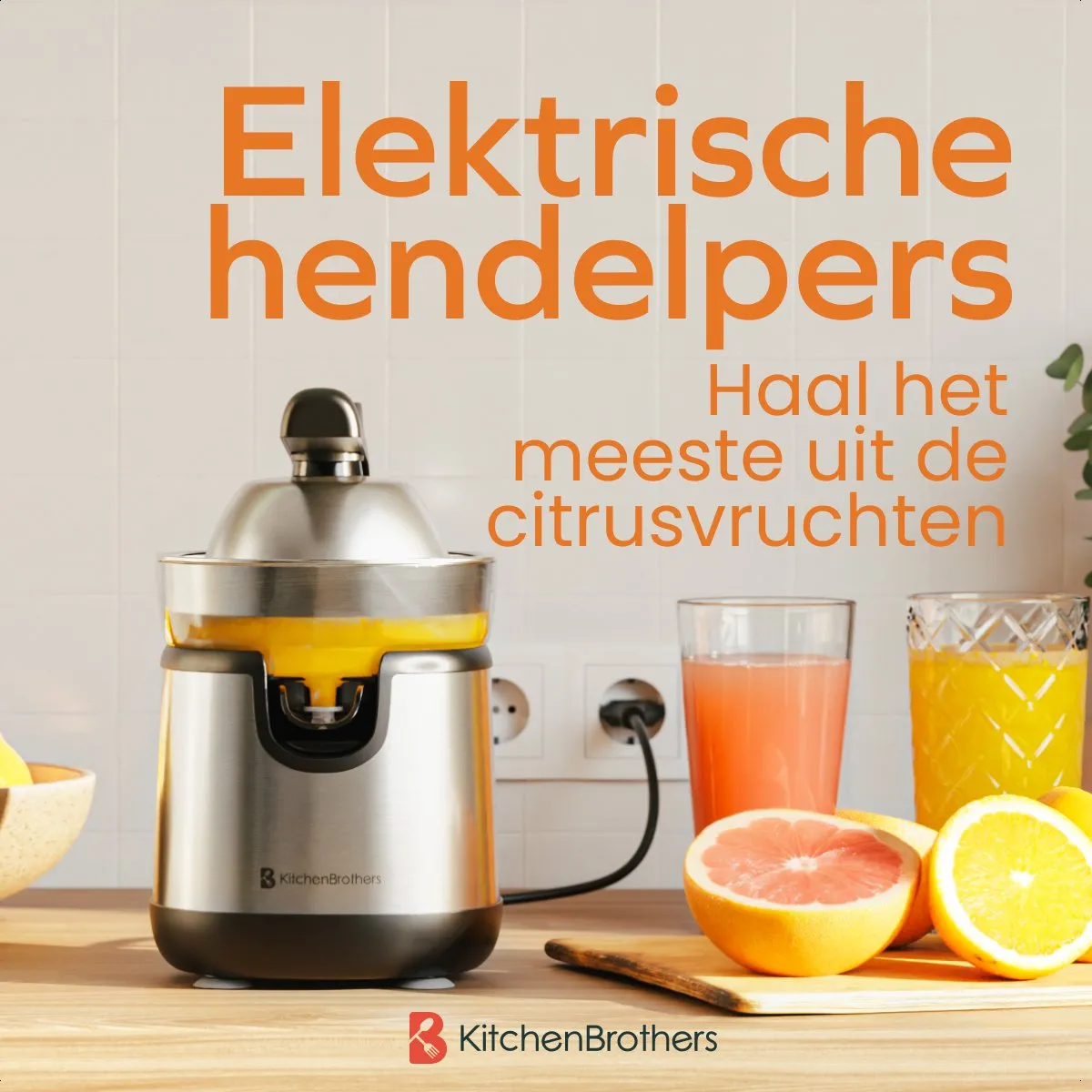 KitchenBrothers Citruspers KB1004161 - 120W - 0.35L RVS