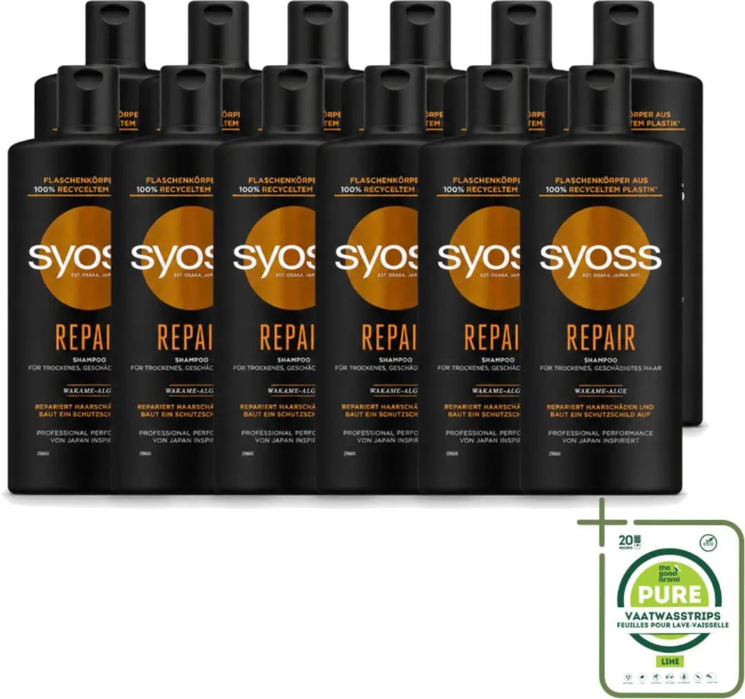 12 x Syoss Repair Shampoo