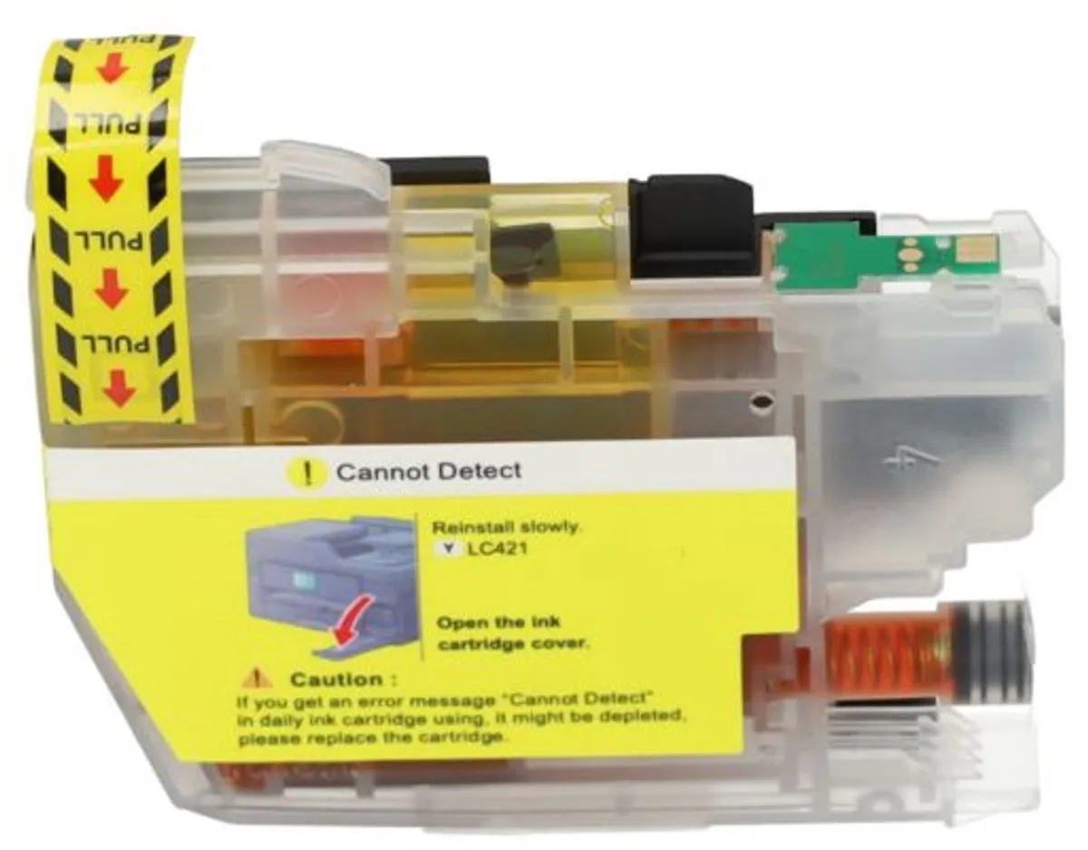 PrintAbout LC-421XLY Inktcartridge Geel - 1000 pagina's