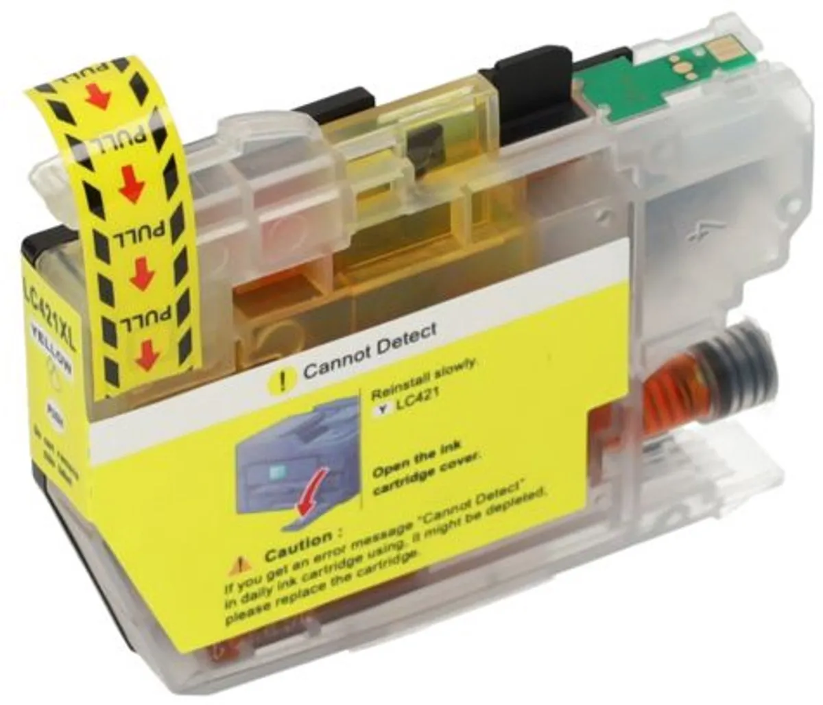 PrintAbout LC-421XLY Inktcartridge Geel - 1000 pagina's