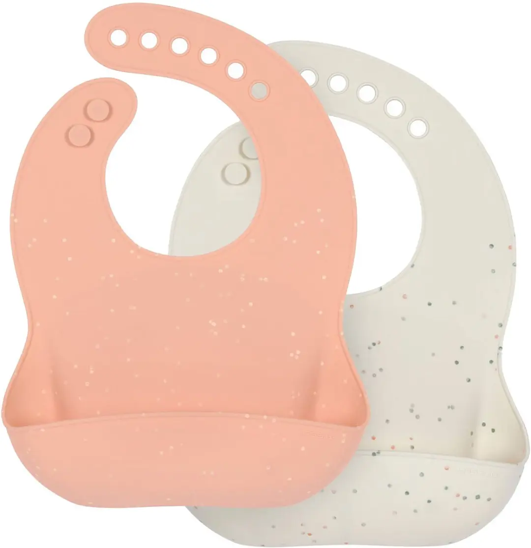 Lässig Slab Silicone Apricot/Nature 2-Pack