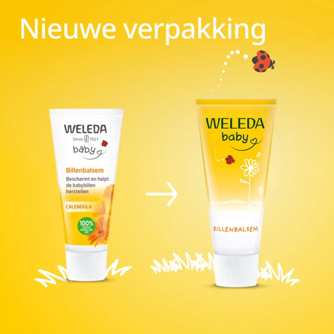 Weleda Baby Calendula Billenbalsem 75ml - 3 Stuks - afbeelding 5 van 6
