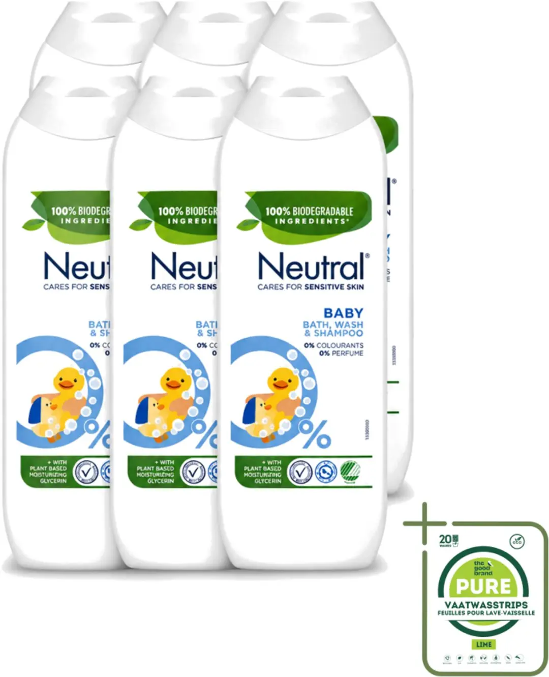 6 x Neutral Baby
