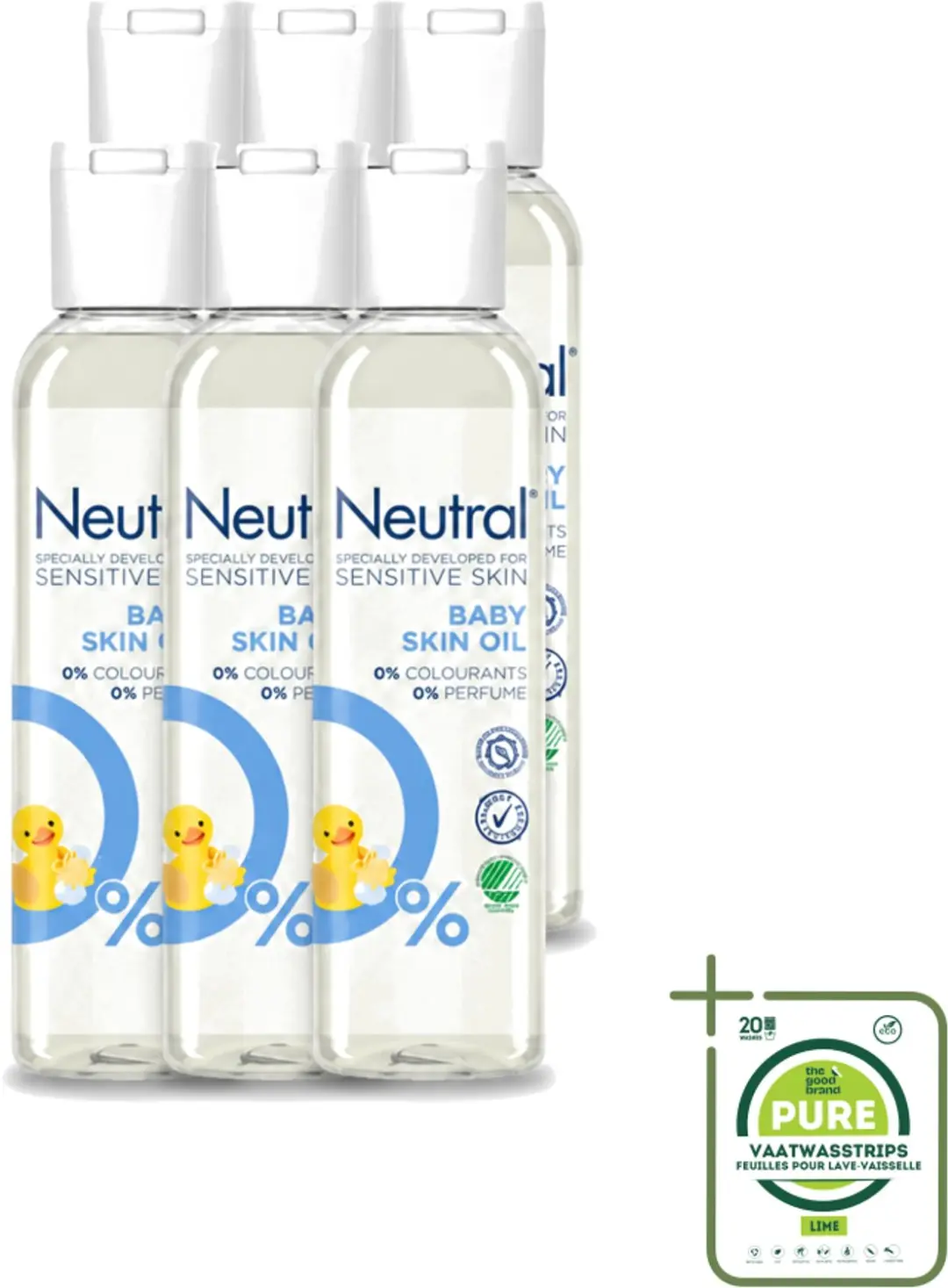 6 x Neutral Baby