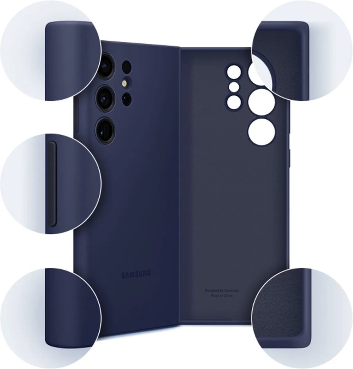 Samsung Siliconen Hoesje S23 Ultra EF-PS918TVEGWW - Lavender