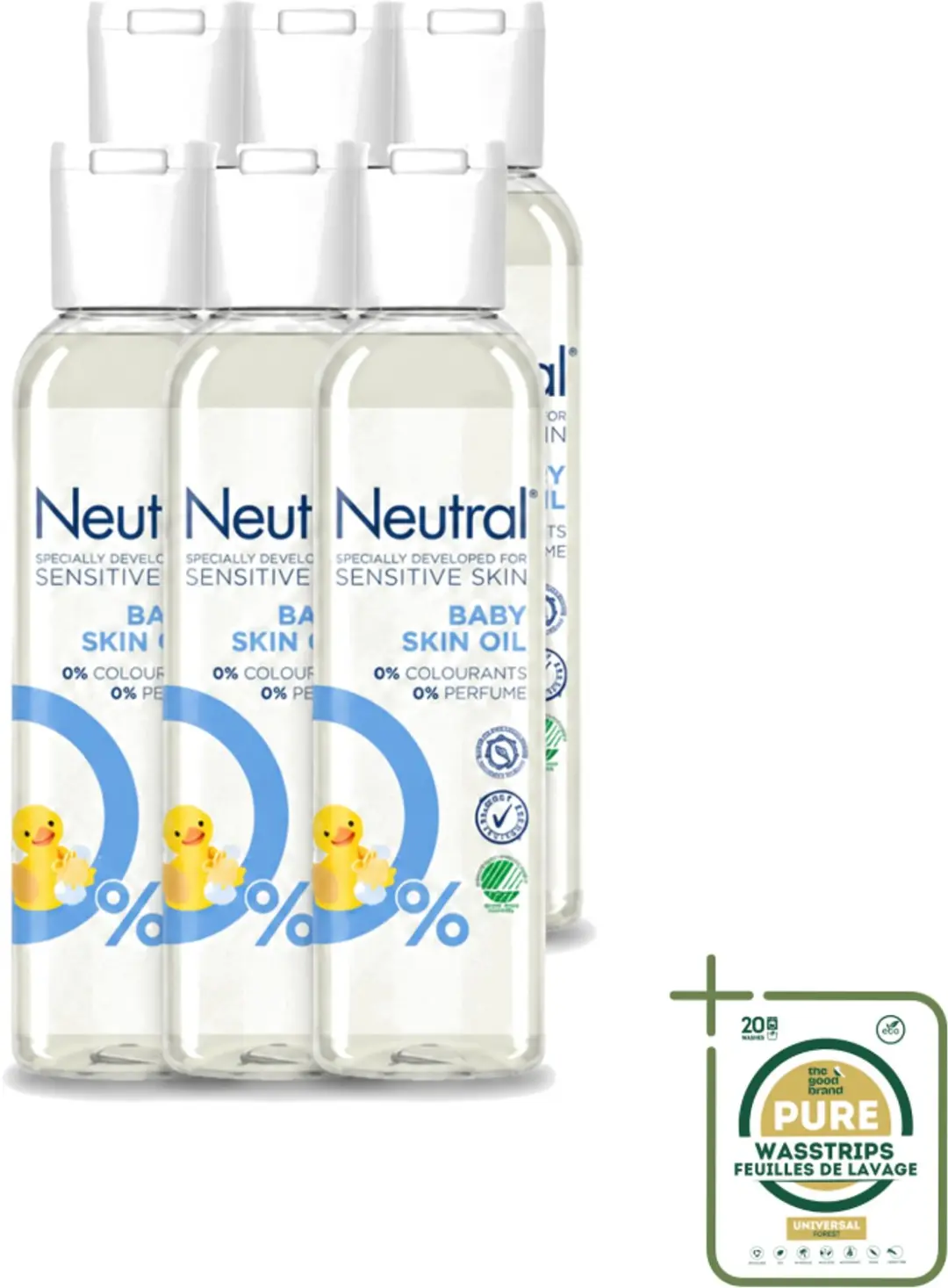 6 x Neutral Baby