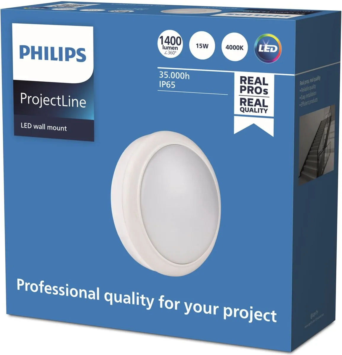 Philips ProjectLine Wandlamp Wit 1400lm