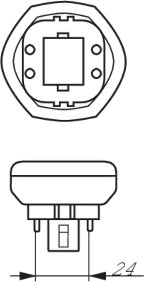 Philips Master PL-T 42W 830 4P - 2 Stuks - Mat