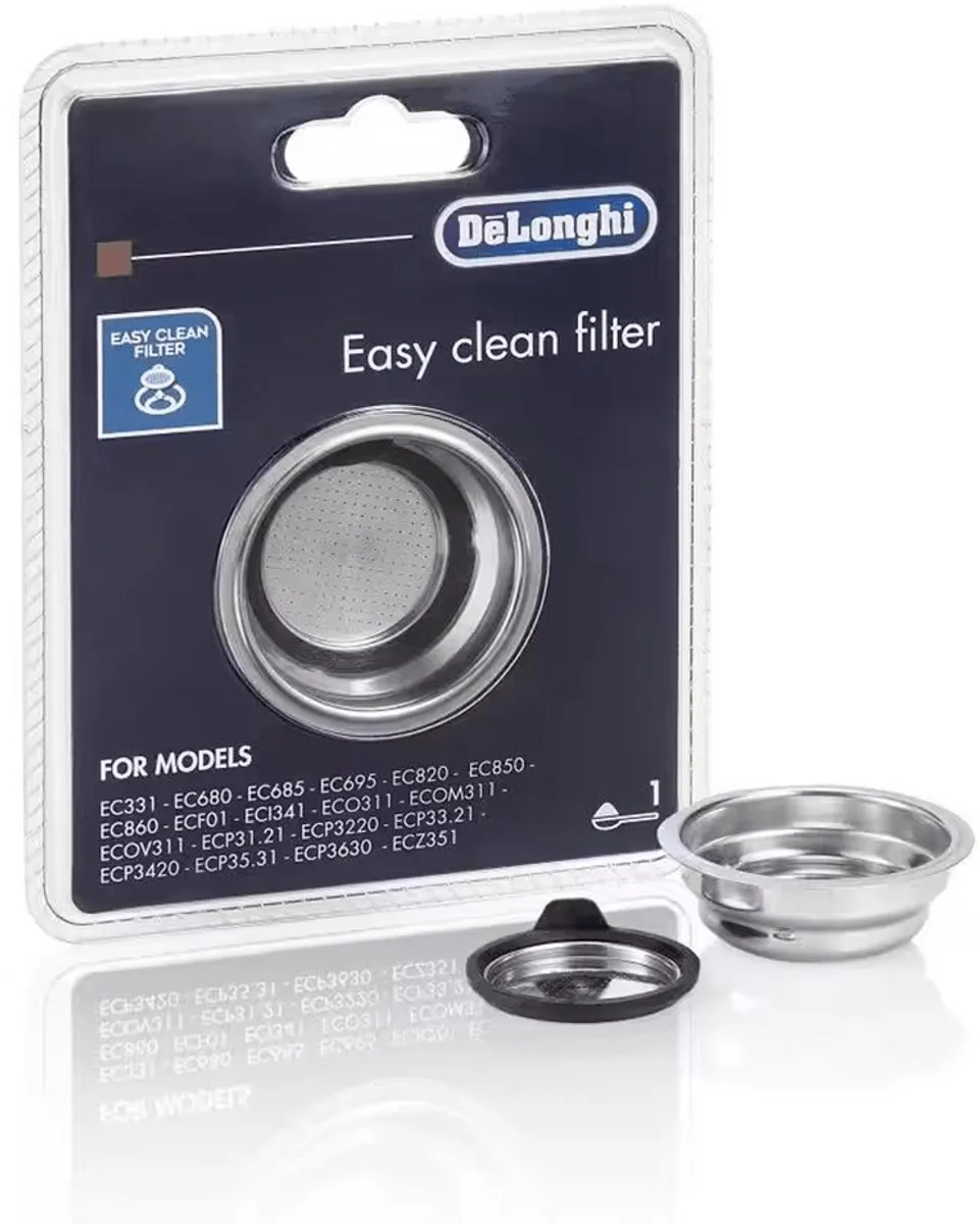 De'Longhi DLSC400 Easy Clean Filter - Zilver
