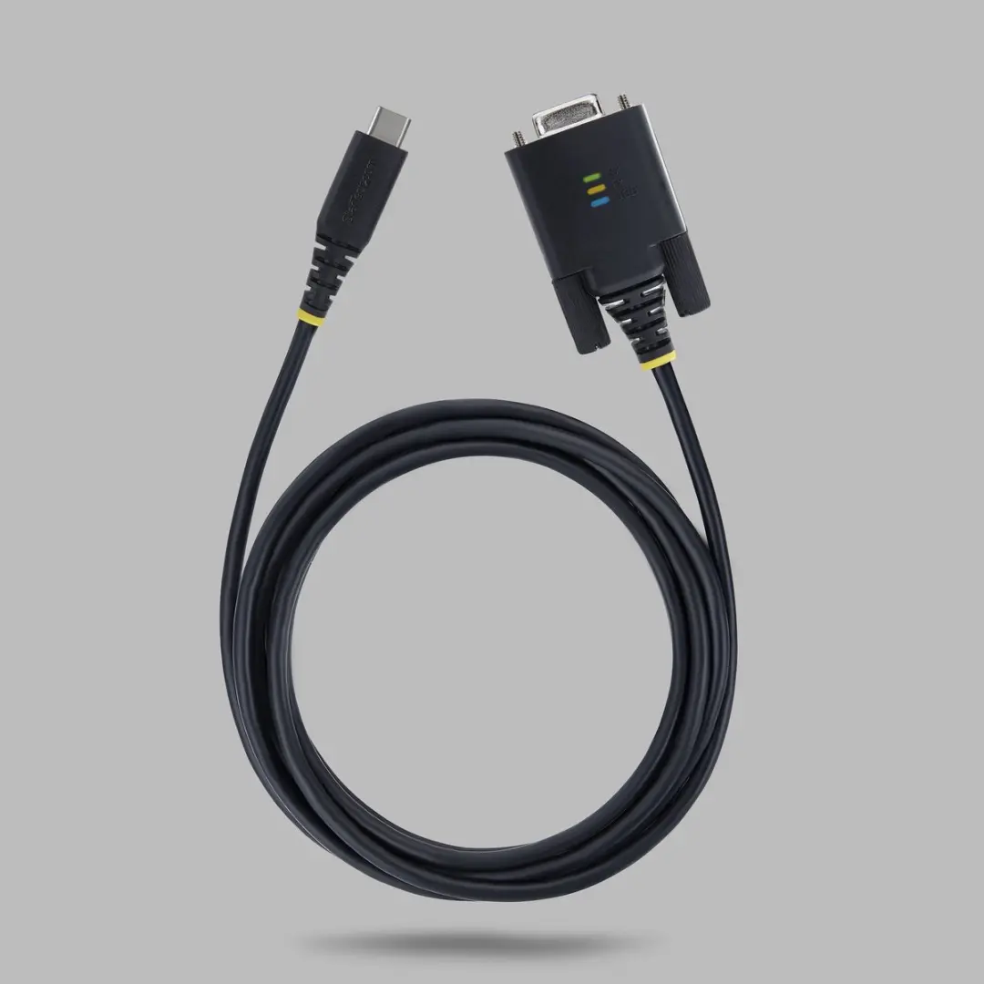 Startech 1P6FFC-USB-C-SERIAL USB-C naar RS232 Adapter - Zwart - afbeelding 4 van 6