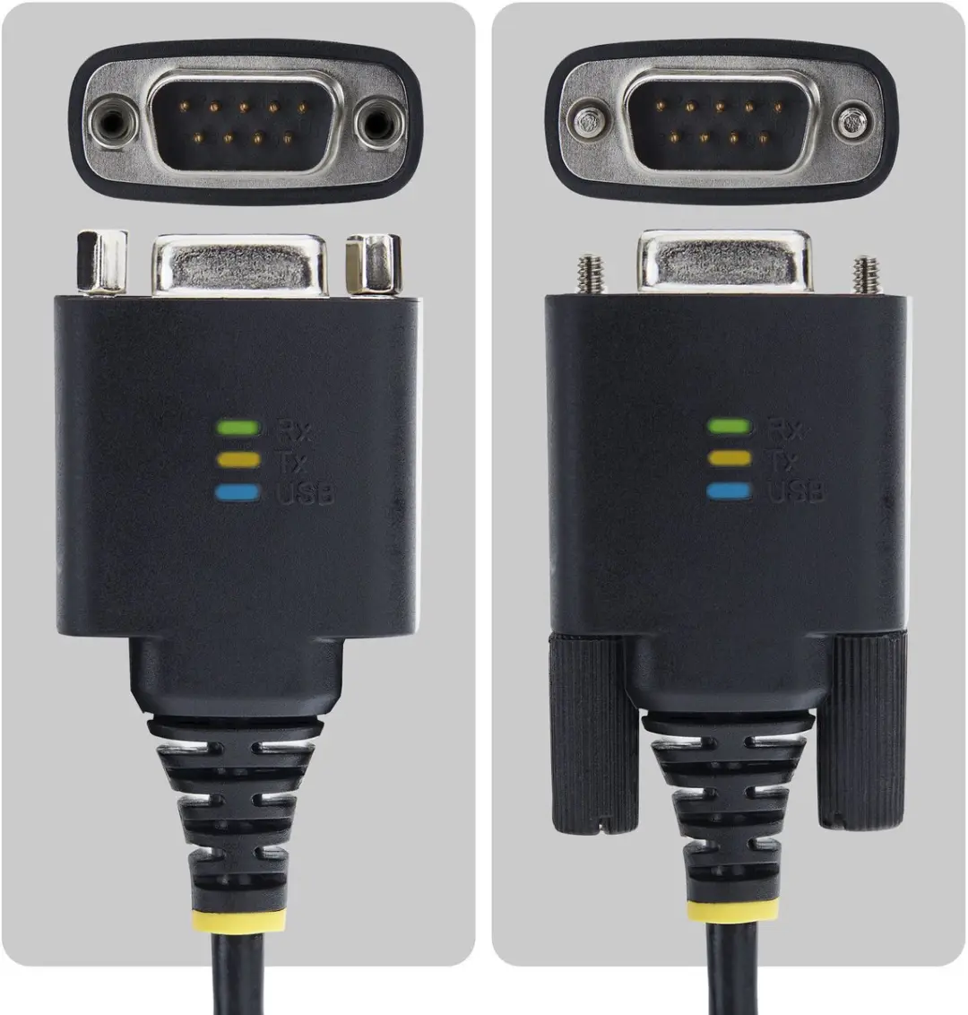 Startech 1P6FFC-USB-C-SERIAL USB-C naar RS232 Adapter - Zwart - afbeelding 5 van 6