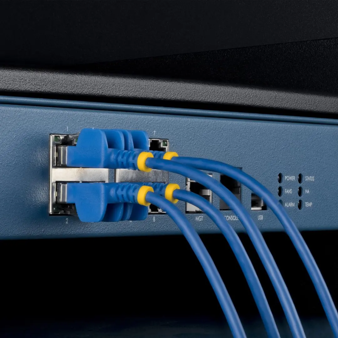 Startech Cat6a STP Netwerkkabel Blauw 0,15m - 10 Stuks - afbeelding 2 van 6
