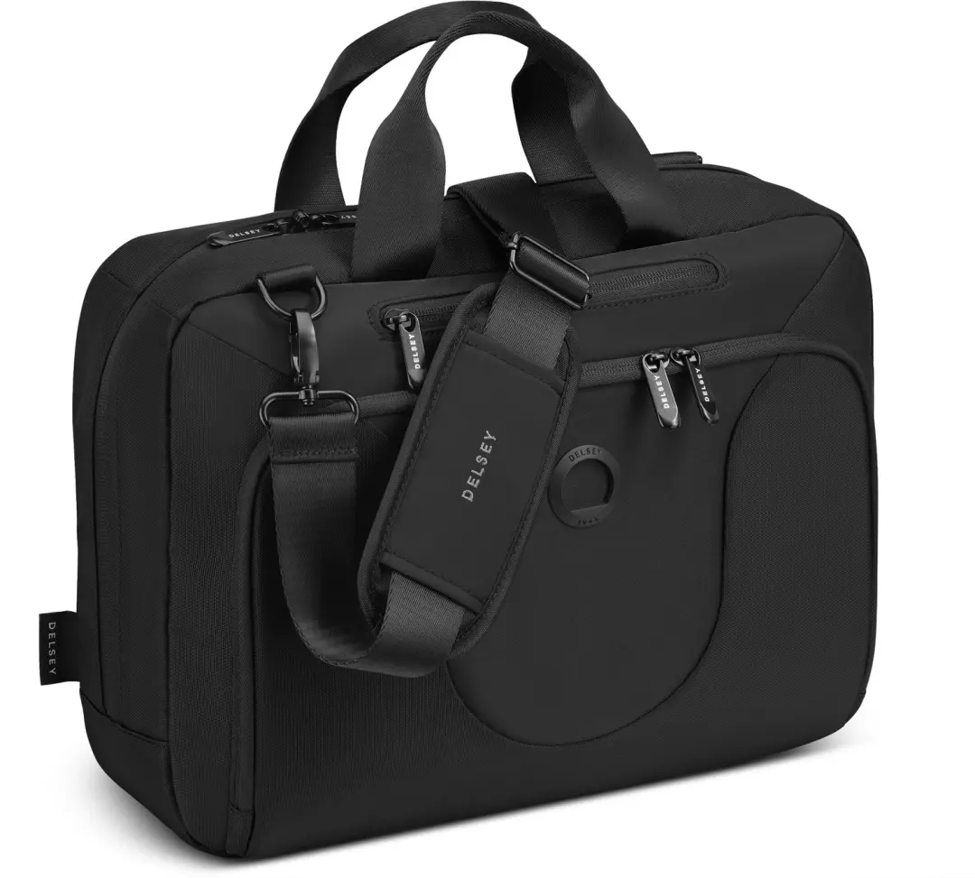 Delsey DLC 2.0 Laptoptas 15,6 inch - Black - afbeelding 3 van 6