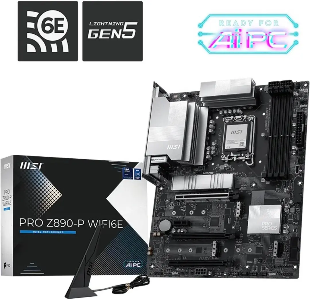 MSI PRO Z890-P WIFI6E Moederbord - afbeelding 2 van 4