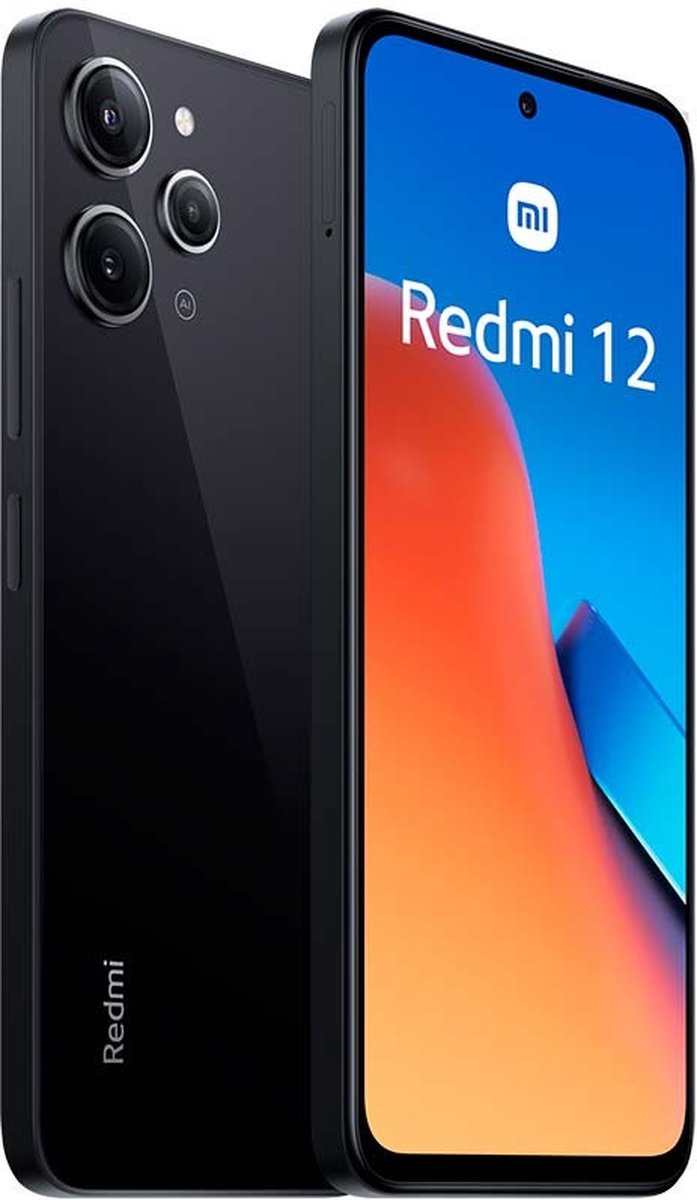 Smartphone Xiaomi REDMI 12 6,79" Black 128 GB 4 GB RAM