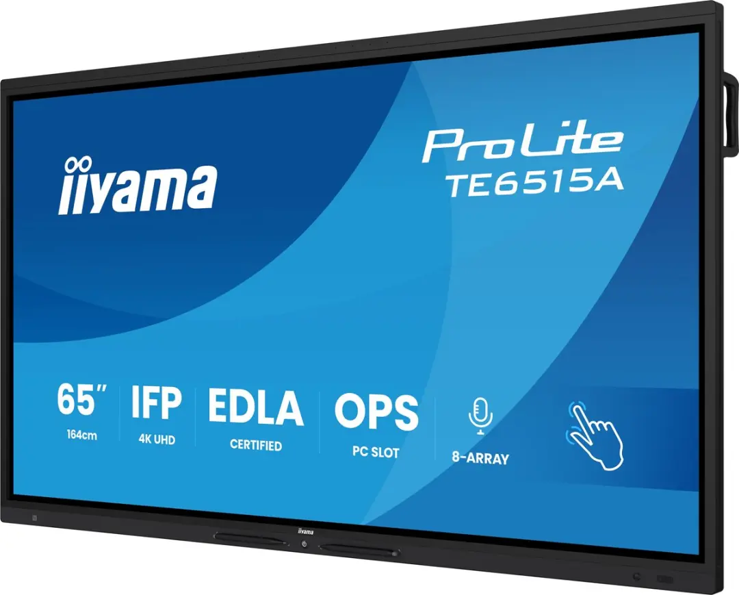 iiyama TE6515A-B2AG Touchscreen Beeldkrant 163,8cm 4K - Zwart - afbeelding 5 van 6