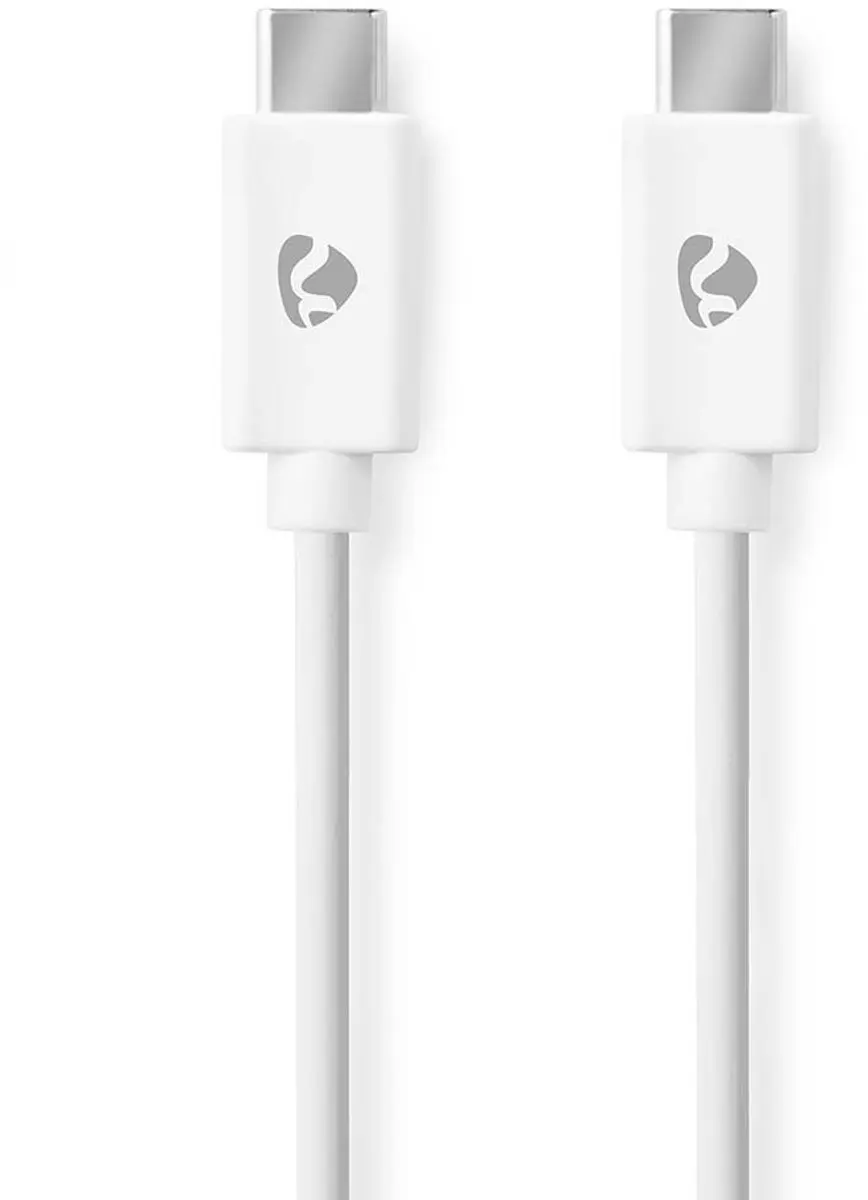 Nedis USB-C Kabel 60W 2m - Wit - afbeelding 3 van 3