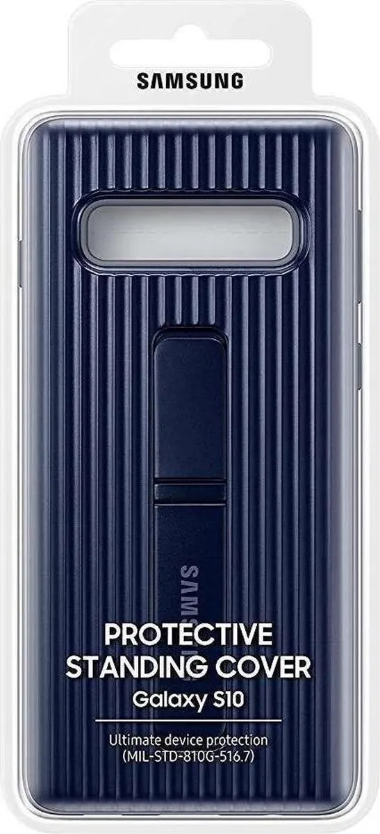 Samsung Protective Stand Cover EF-RG973CBEGWW Galaxy S10 - Blauw/Zwart
