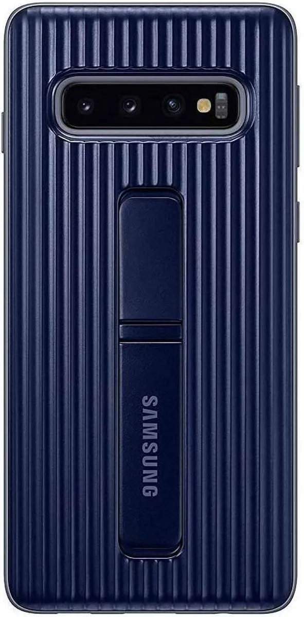 Samsung Protective Stand Cover EF-RG973CBEGWW Galaxy S10 - Blauw/Zwart