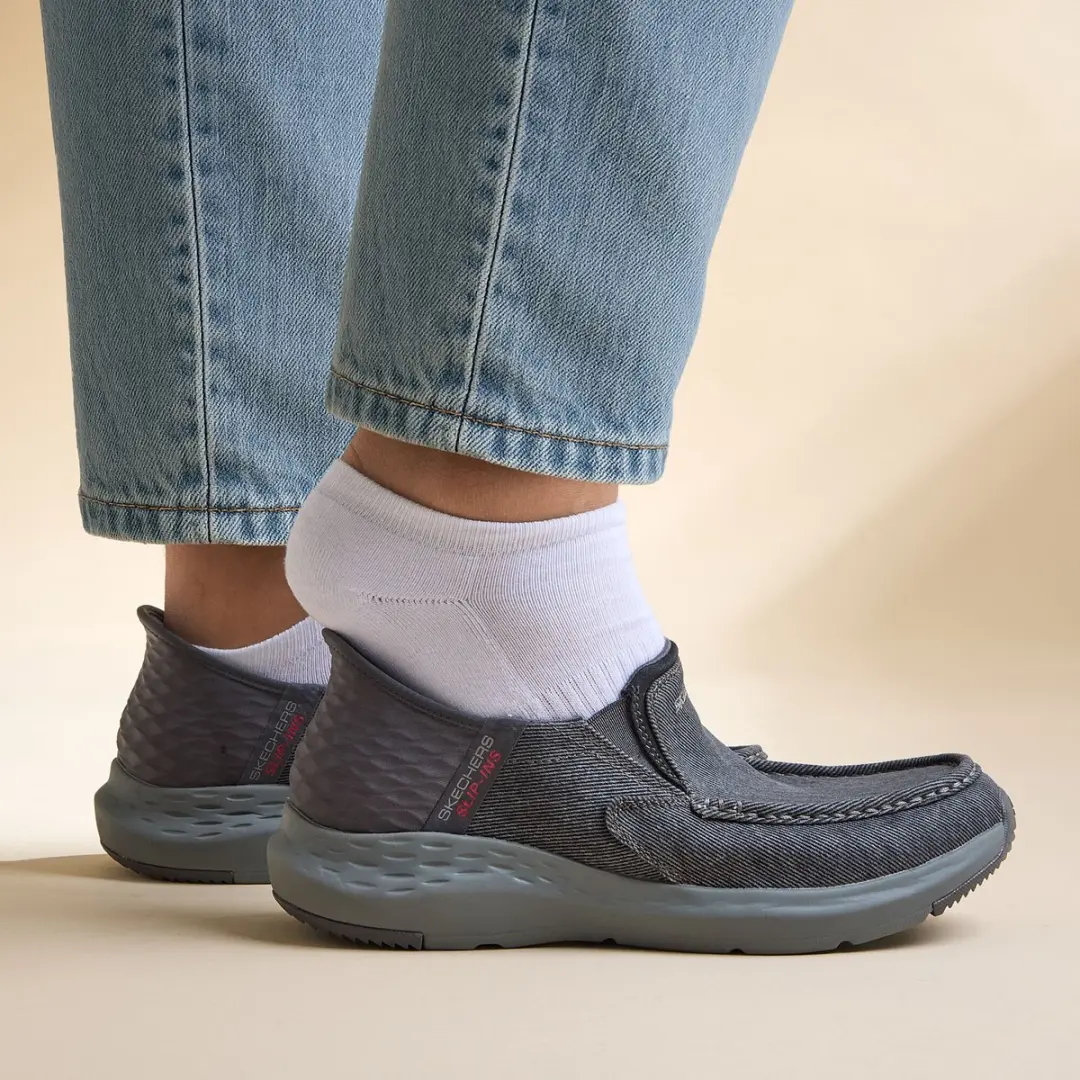 Skechers Hands Free Slip-ins Instappers grijs - Maat 46
