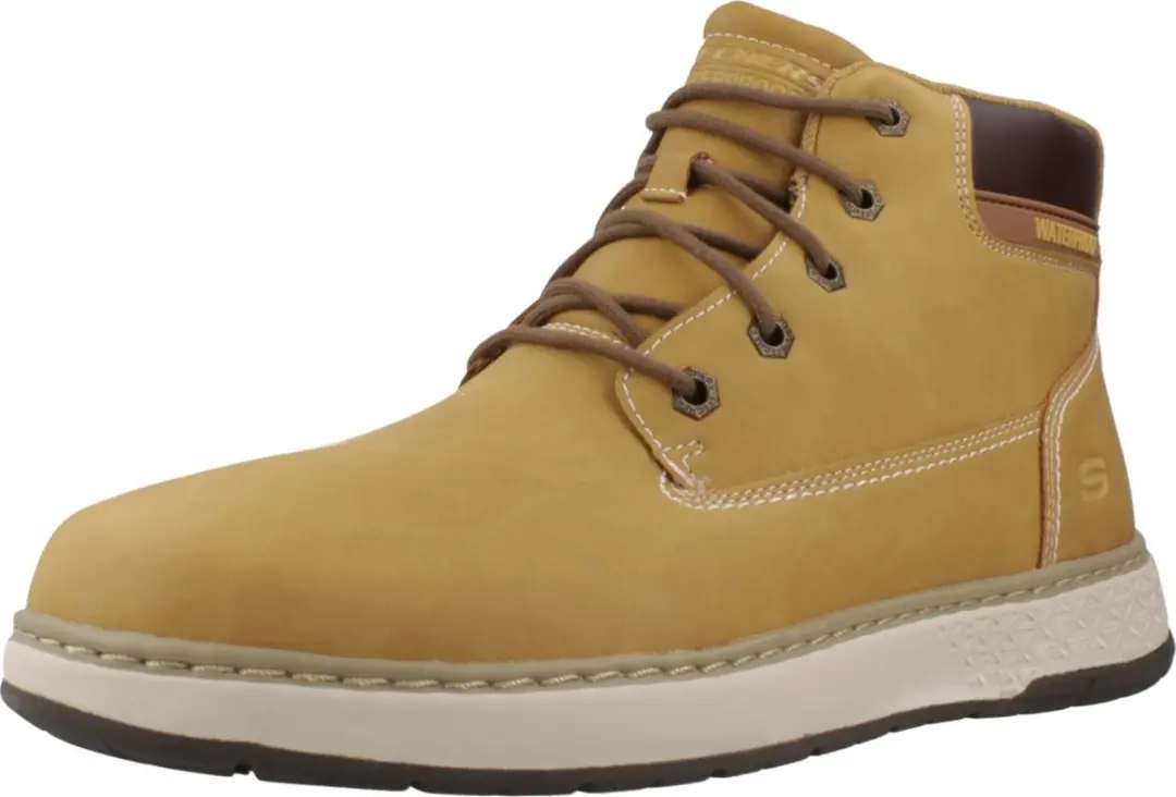 Skechers Garlan Deno Veterschoenen - Geel 42 - afbeelding 4 van 6