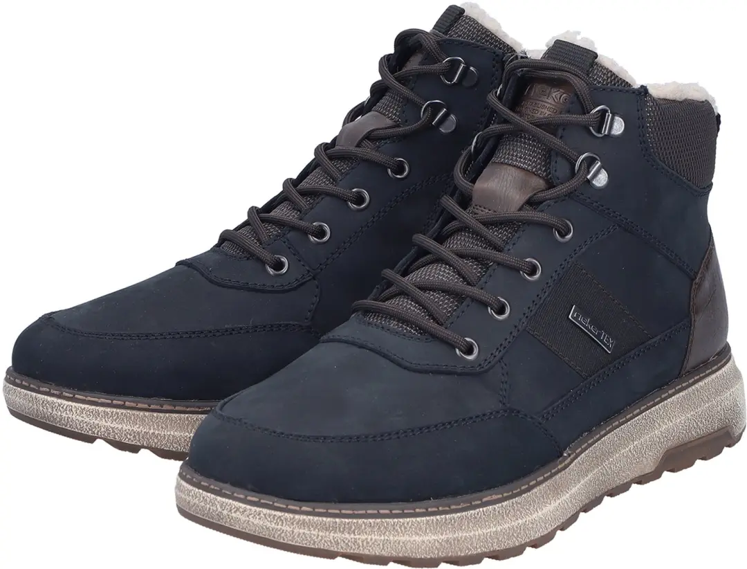 Rieker B5546 Hoge Sneakers - Blauw Combi - afbeelding 6 van 6